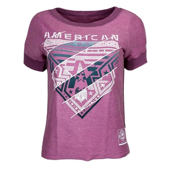 AMERICAN FIGHTER Womens T-Shirt GLADBROOK Athletic - Picture 2 of 8
